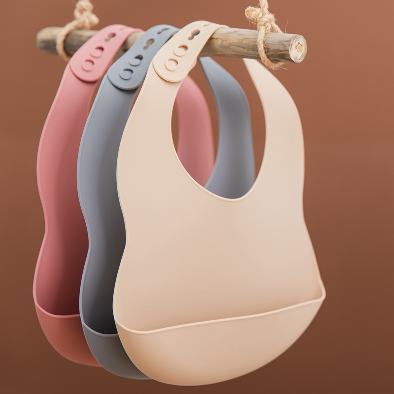 Waterproof Baby Bibs Silicone - 0-3 세 아기 턱받이 BPA 무료