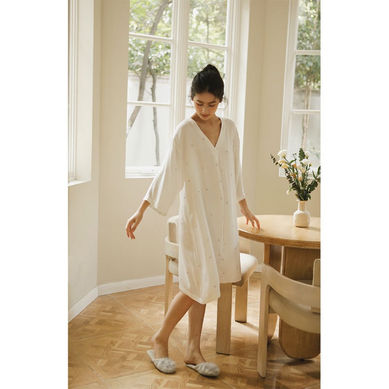 Maternity Wear - 여성용 부드럽고 통기성 좋은 비스코스 라운지