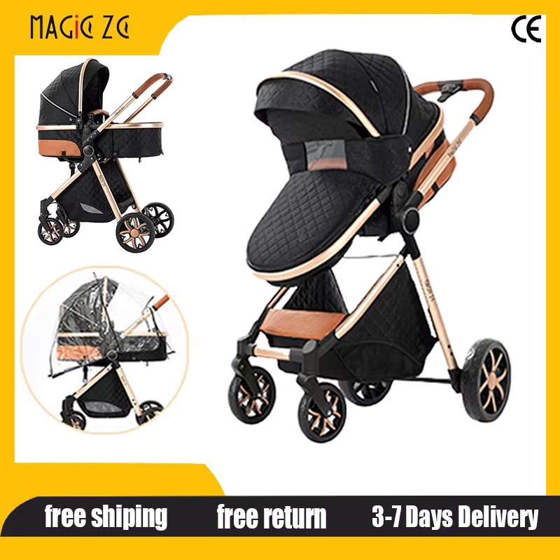 Lightweight Foldable Baby Stroller Compact - 2-in-1 아기 유모차 컴팩트 경량 버기