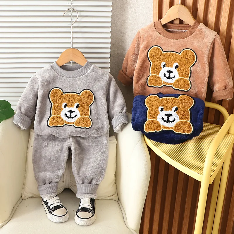Toddler Boy Winter Fleece Jacket - 새로운 겨울 아기 ​​소년 옷 어린이