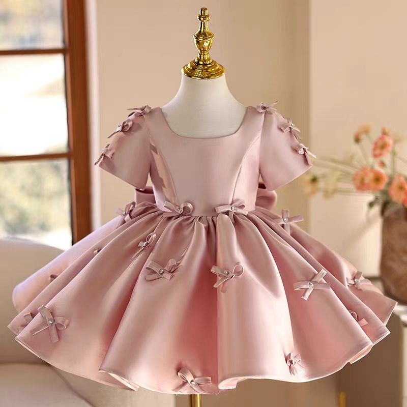 질 위시 J720 핑크 플라워 걸 드레스, 리본 새틴  - Toddler Girl Tulle Party Dress 리뷰 및 가격