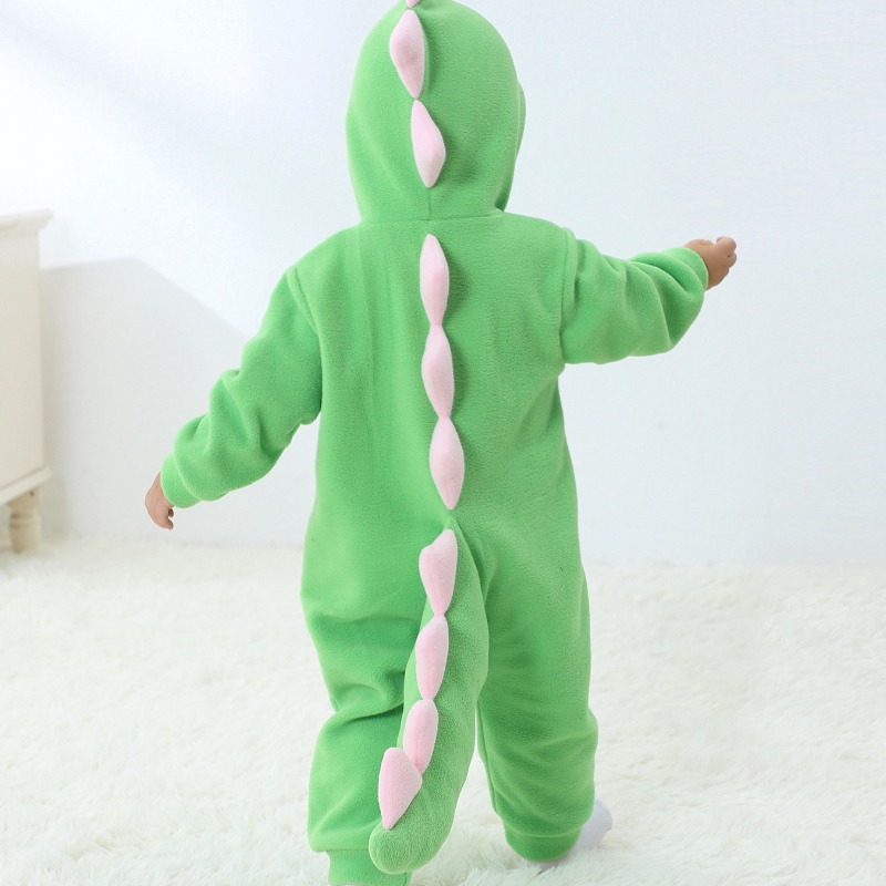 신생아용 녹색 공룡 후드 롬퍼 바디수트 점프수트 유아용 - Cotton Baby Onesies Zipper 리뷰 및 가격