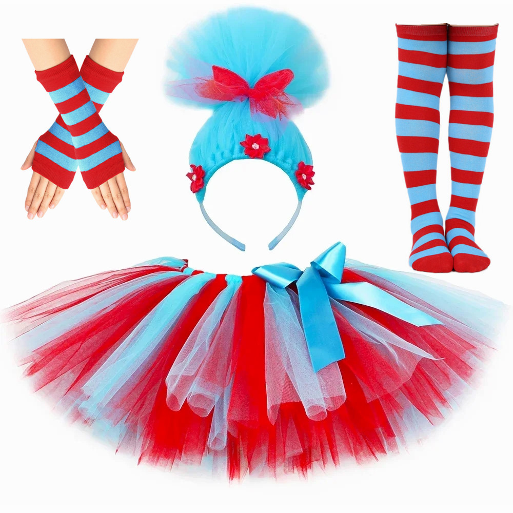 Thing 1 및 Thing 2 의상 어린이 투투스 레 - Toddler Girl Tulle Party Dress 리뷰 및 가격