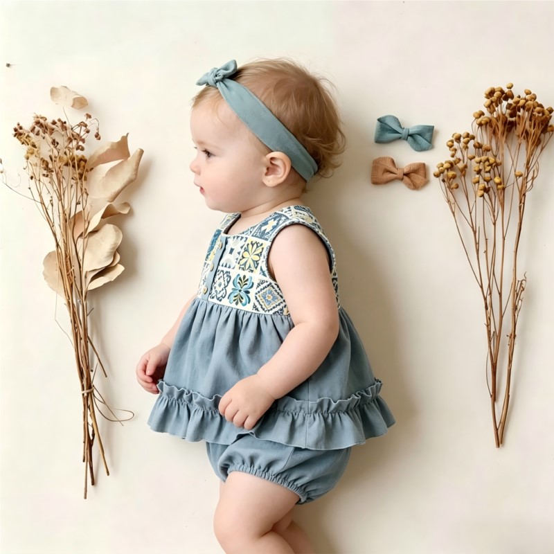 패션 신생아 아기 소녀 소년 코튼 린넨 롬퍼 세트 민소 - Baby Summer Linen Sleeveless Jumpsuit 리뷰 및 가격