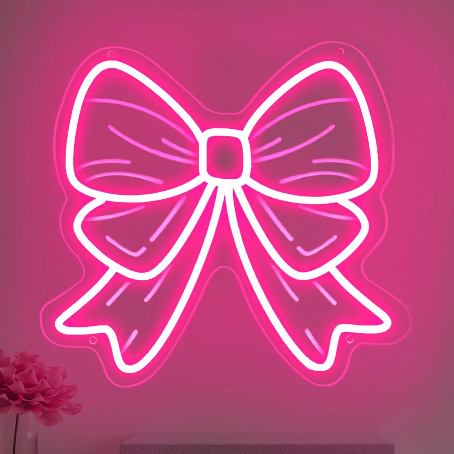 보우 네온사인 USB 디머블 LED 네온 조명, 소녀방 - Nursery 리뷰 및 가격
