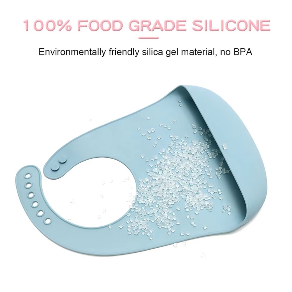 1개입 식품 등급 실리콘 아기 식사 턱받이, 세척이 쉬 - Waterproof Baby Bibs Silicone 리뷰 및 가격