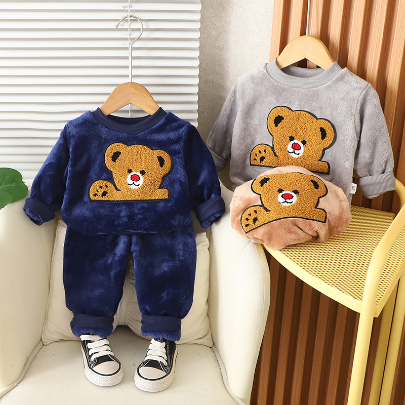 새로운 겨울 아기 ​​소년 옷 어린이 만화 두꺼운 따뜻 - Toddler Boy Winter Fleece Jacket 리뷰 및 가격