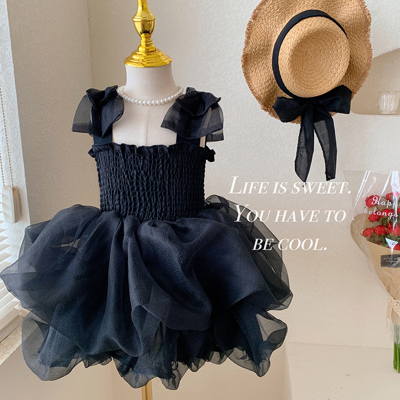 여름 공주 파티 투투 드레스와 활 스트랩 아기 메쉬 옷 - Toddler Girl Tulle Party Dress 리뷰 및 가격