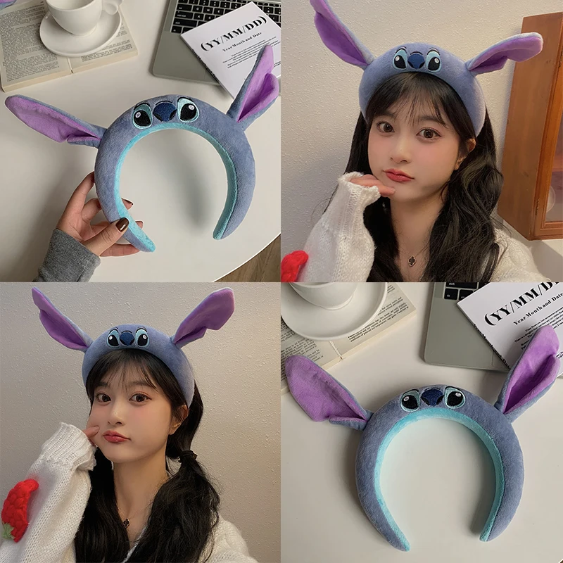 여자를위한 귀여운 릴로 & 스티치 머리띠 잎 귀 헤어  - Baby Gear 리뷰 및 가격